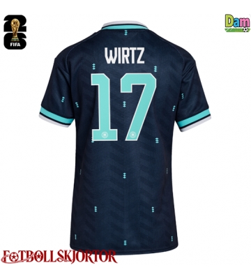 Tyskland Florian Wirtz #17 Bortatröja Dam VM 2026 Kortärmad